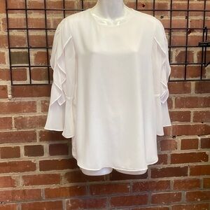 Calvin Klein long sleeve white shirt